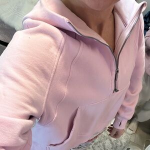 Lululemon Scuba Oversized 1/2 Zip – Pink Peony – M/L